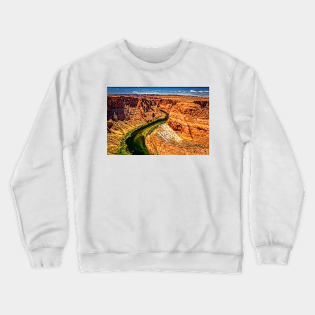 Horseshoe Bend Arizona Crewneck Sweatshirt by Gestalt Imagery